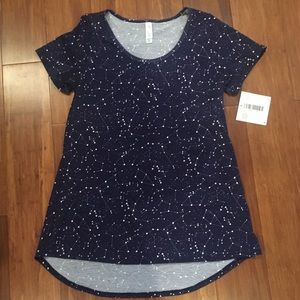 NWT LulaRoe Constellation Classic Tee XS